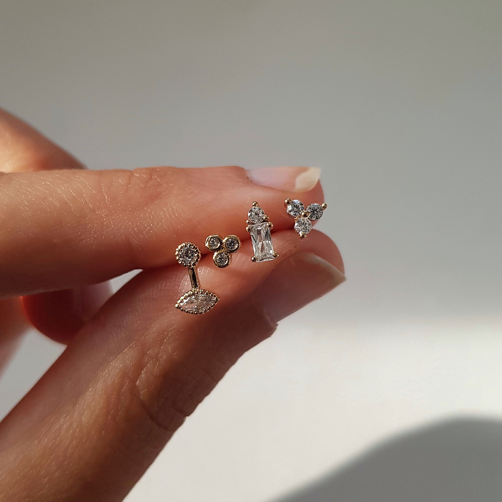 Fiona stud earring Azaliah Jewelry