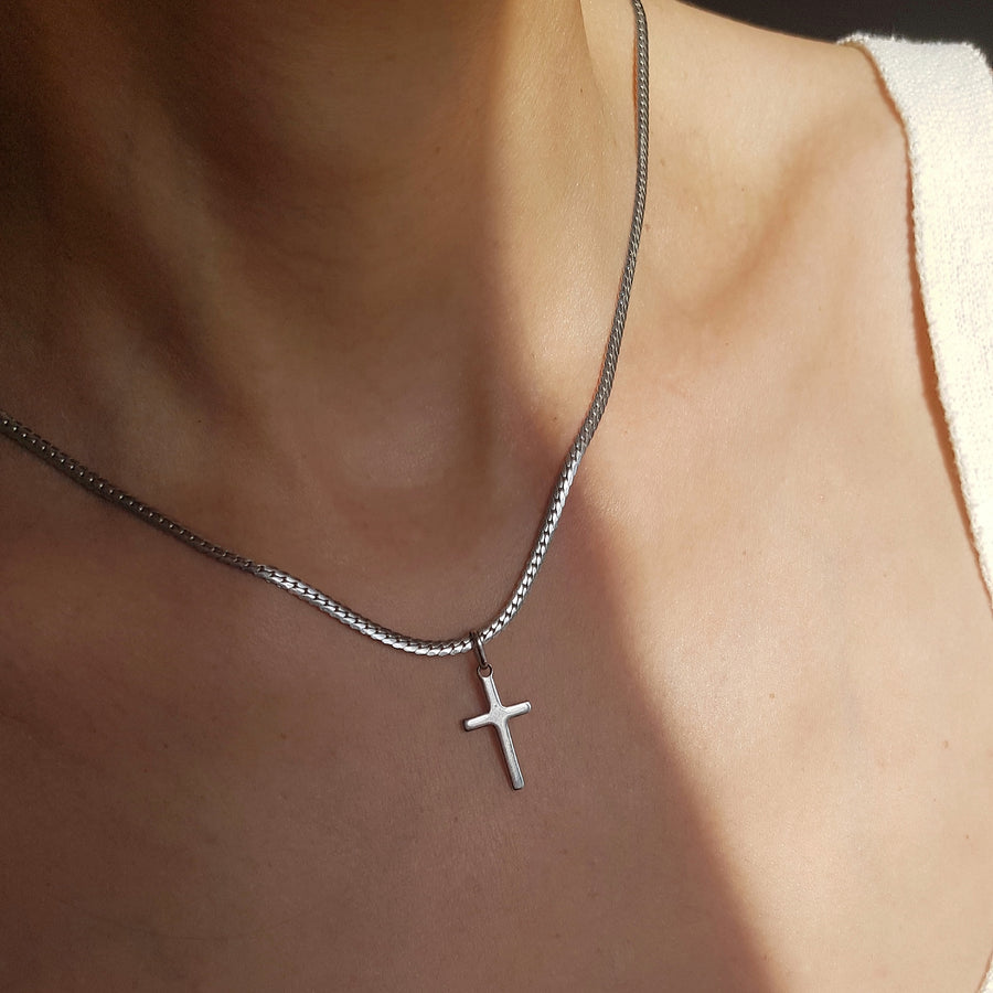 Collier croix - Argent