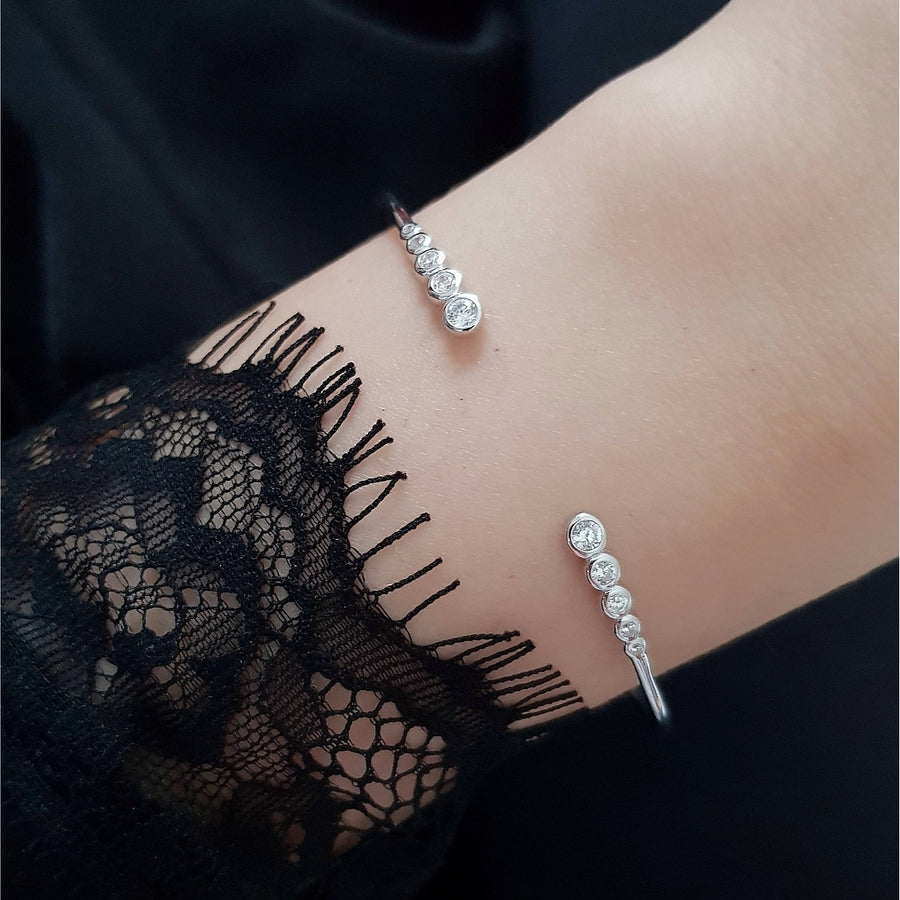 Diamond bracelet - Silver