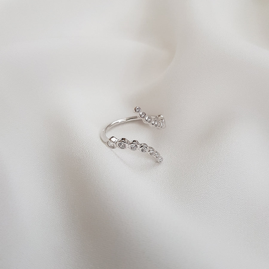 Diamond ring - Silver