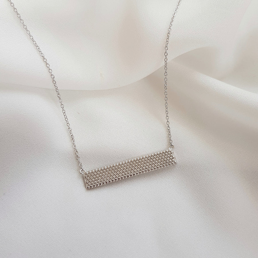 Bar necklace - Silver