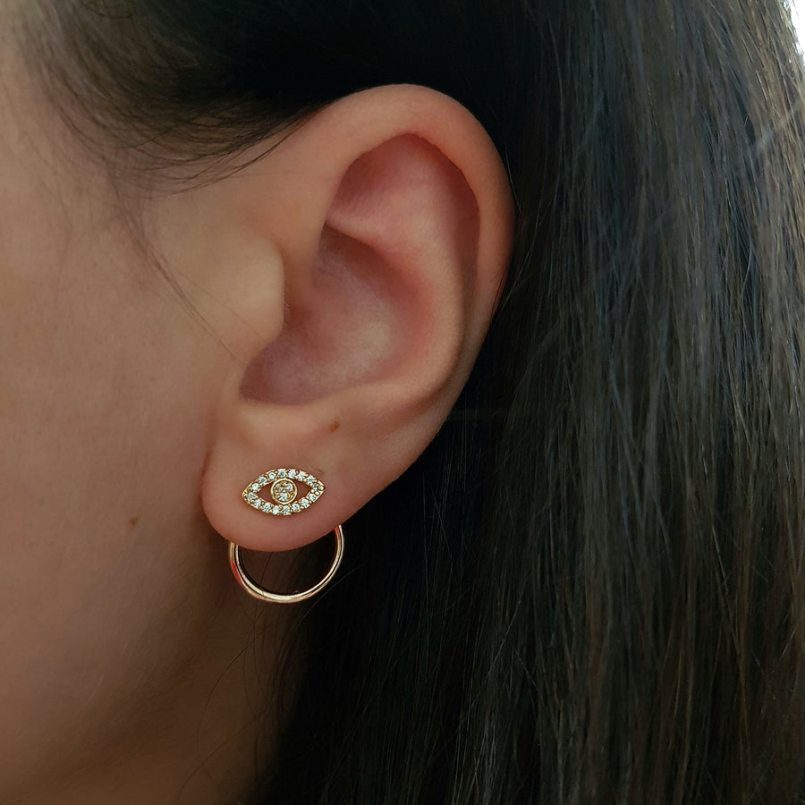 Evil Eye earring - Gold